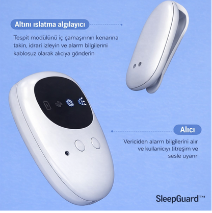 SleepGuard™ Kablosuz Yatak Islatma Alarmı